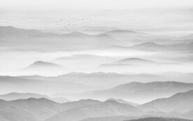 山水畫電視背景墻