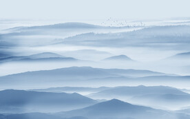 山水電視背景墻