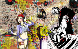 酒吧KTV工装背景墙