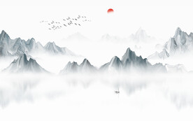 新中式水墨畫(huà)