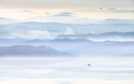 新中式山水墻畫(huà)