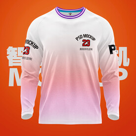 長袖T恤樣機(jī)