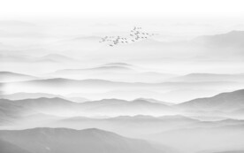 山水水墨山水画