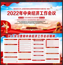 中央经济工作会议宣传展板