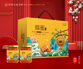 蜂蜜包裝 百花蜂蜜禮盒