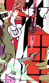 意大利抽象裝飾畫