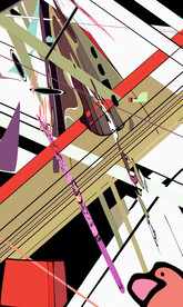 中東色塊抽象裝飾畫