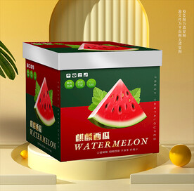  麒麟西瓜紙盒 