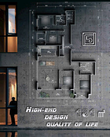 彩色平面布置圖