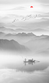 玄關(guān)水墨畫(huà)