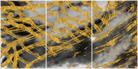 新中式抽象金箔