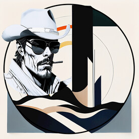 抽象人物裝飾畫