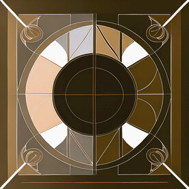 抽象色塊裝飾畫