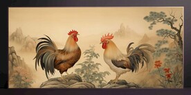 山水畫(huà)裝飾畫(huà)無(wú)框畫(huà)