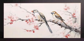 山水畫裝飾畫無框畫