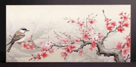 山水畫裝飾畫無框畫