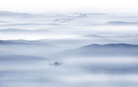 新中式山水墻畫