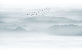 新中式水墨山水畫