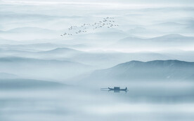 山水水墨画