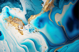 藍(lán)色漸變大理石背景