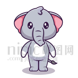 可愛卡通大象