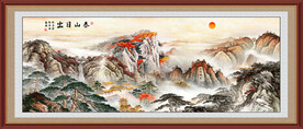 江山如画五岳独尊泰山日出