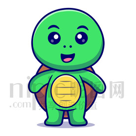 可愛卡通小烏龜