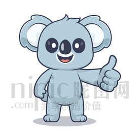 可愛卡通點(diǎn)贊的卡拉熊