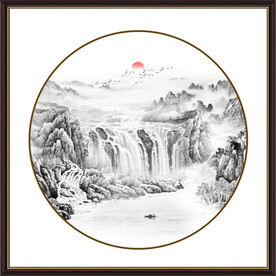 新中式山水画
