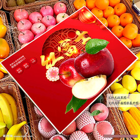 蘋(píng)果包裝 紅富士禮盒
