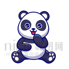 可愛卡通大熊貓