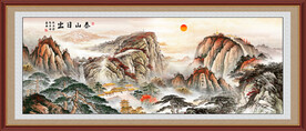五岳独尊泰山日出