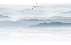 水墨山水画
