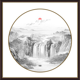 新中式山水画