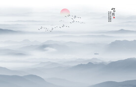 新中式水墨画