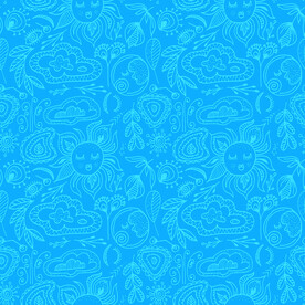 兒童家紡數(shù)碼印花無縫連續(xù)花型