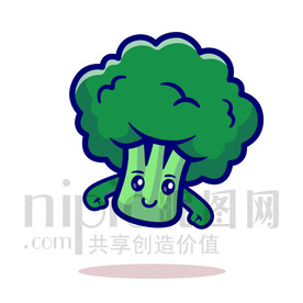 可愛卡通西蘭花