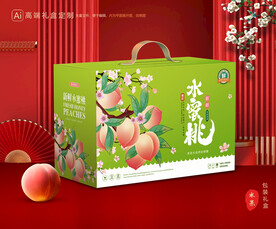 桃子包裝 水蜜桃禮盒