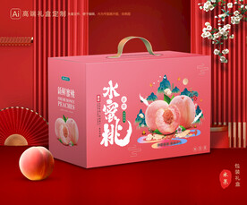 桃子包裝 水蜜桃禮盒