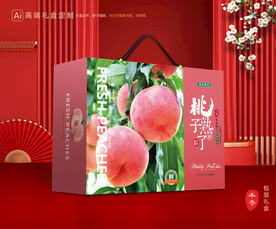 桃子包裝 水蜜桃禮盒