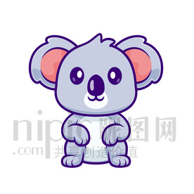 可愛卡通考拉熊