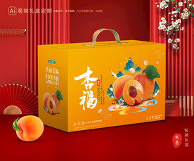 杏包裝 黃杏禮盒