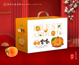杏包裝 黃杏禮盒