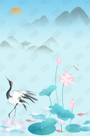 立夏夏至荷花荷葉山水風(fēng)景壁紙