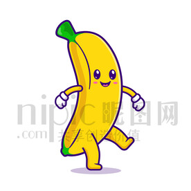 可愛卡通香蕉