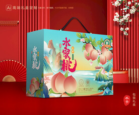 桃子包裝 水蜜桃禮盒