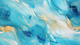 藍(lán)色漸變金色大理石背景