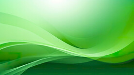 綠色漸變波浪背景