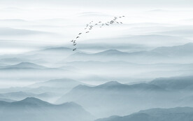 山水水墨画