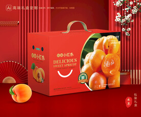 杏包裝 小紅杏禮盒